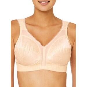 Playtex 18 Hour Ultimate Shoulder Comfort Wireless Bra – Natural Beige – 34DD